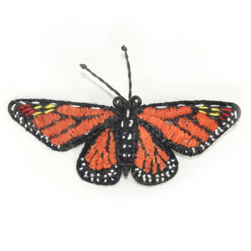 Chambira Palm Monarch Butterfly Pin