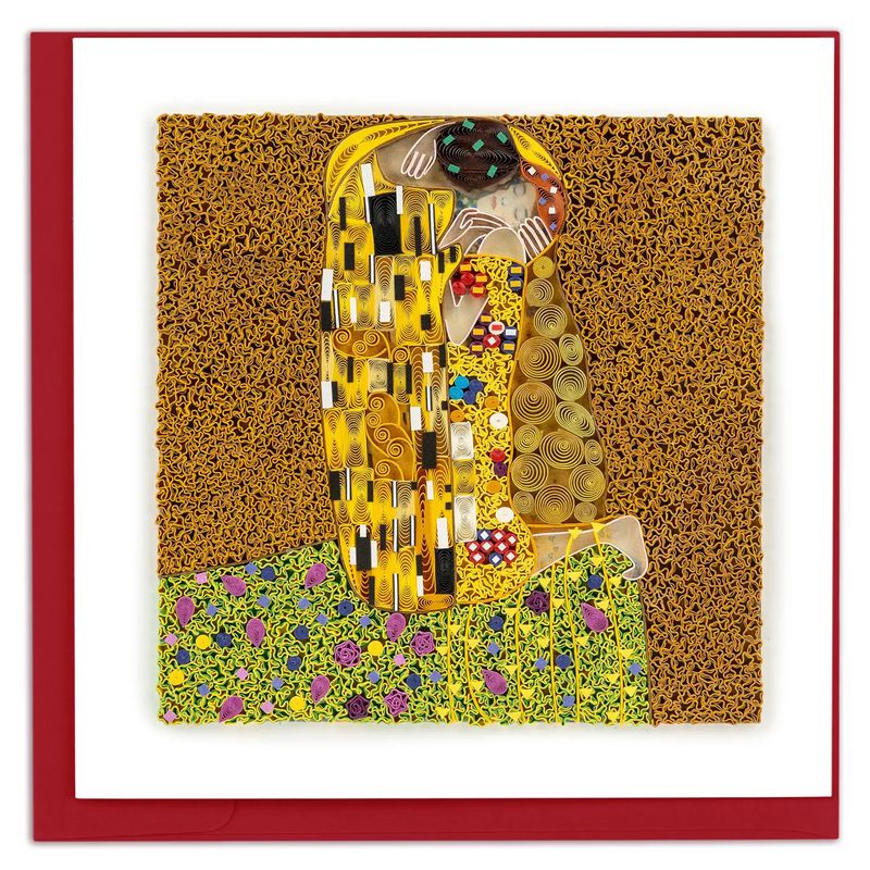 Artist Series The Kiss Quilled Card