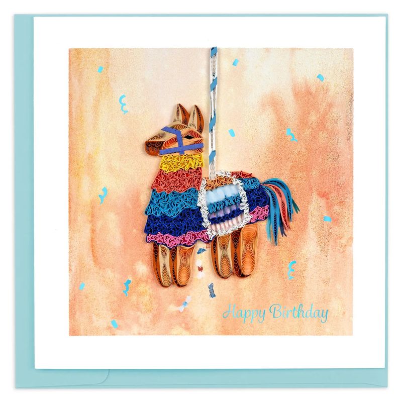 Birthday Pinata Quilled Card