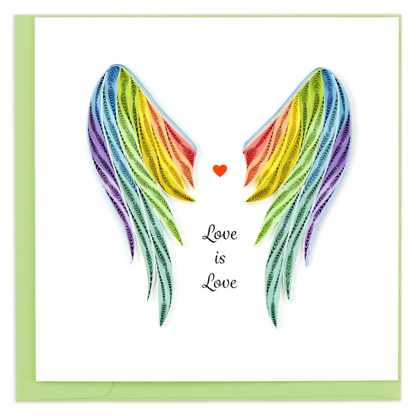 Pride Wings Quilled Card