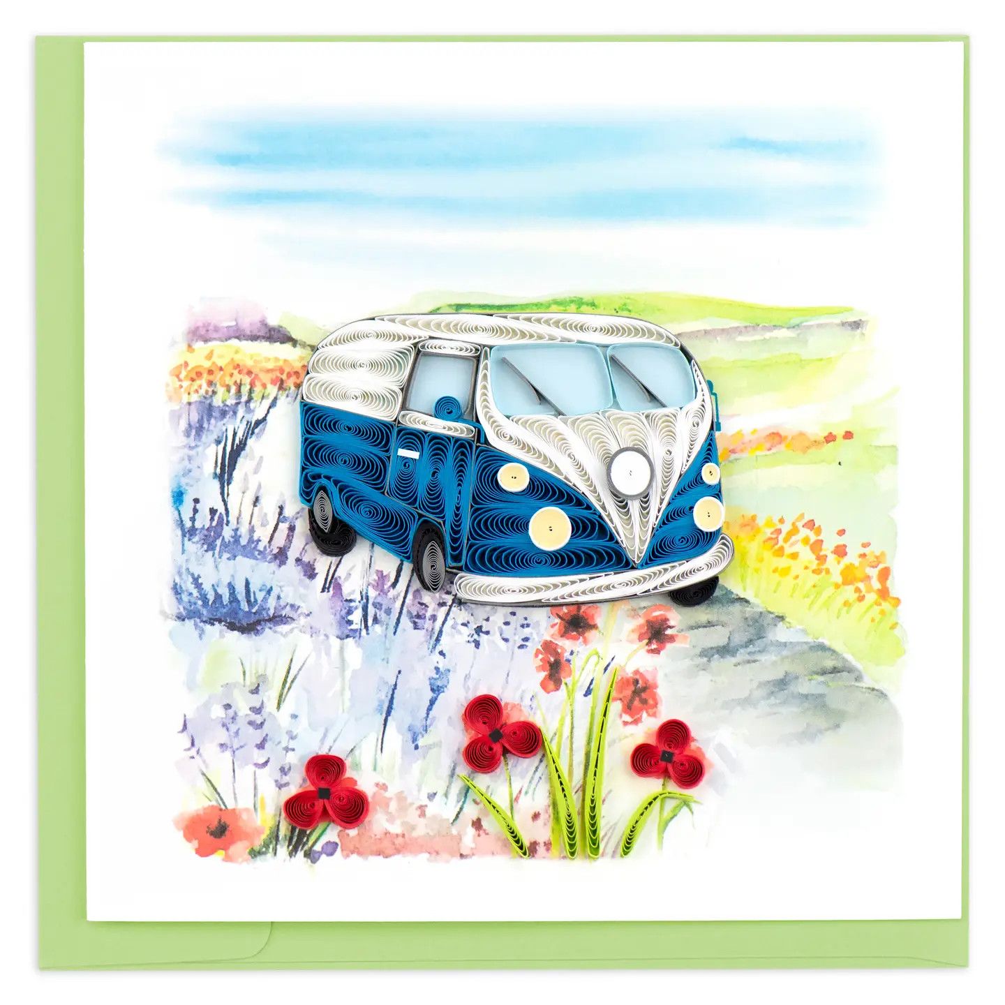 Road Trip Quilled Card