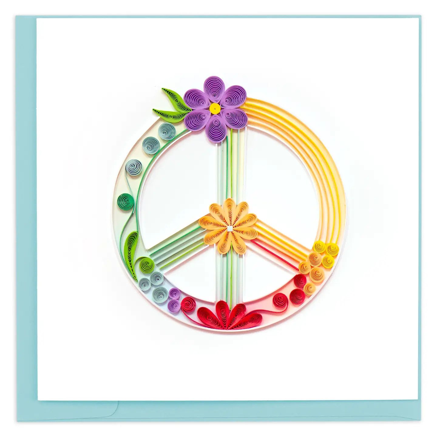 Peace Sign Quilled Card