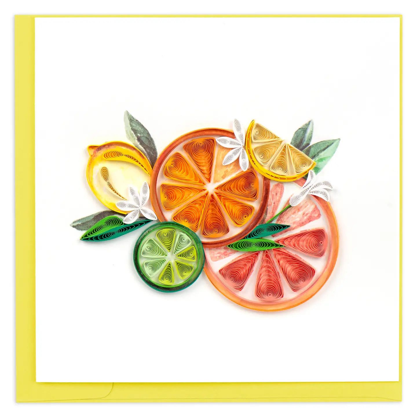 Citrus Art Quilled Card