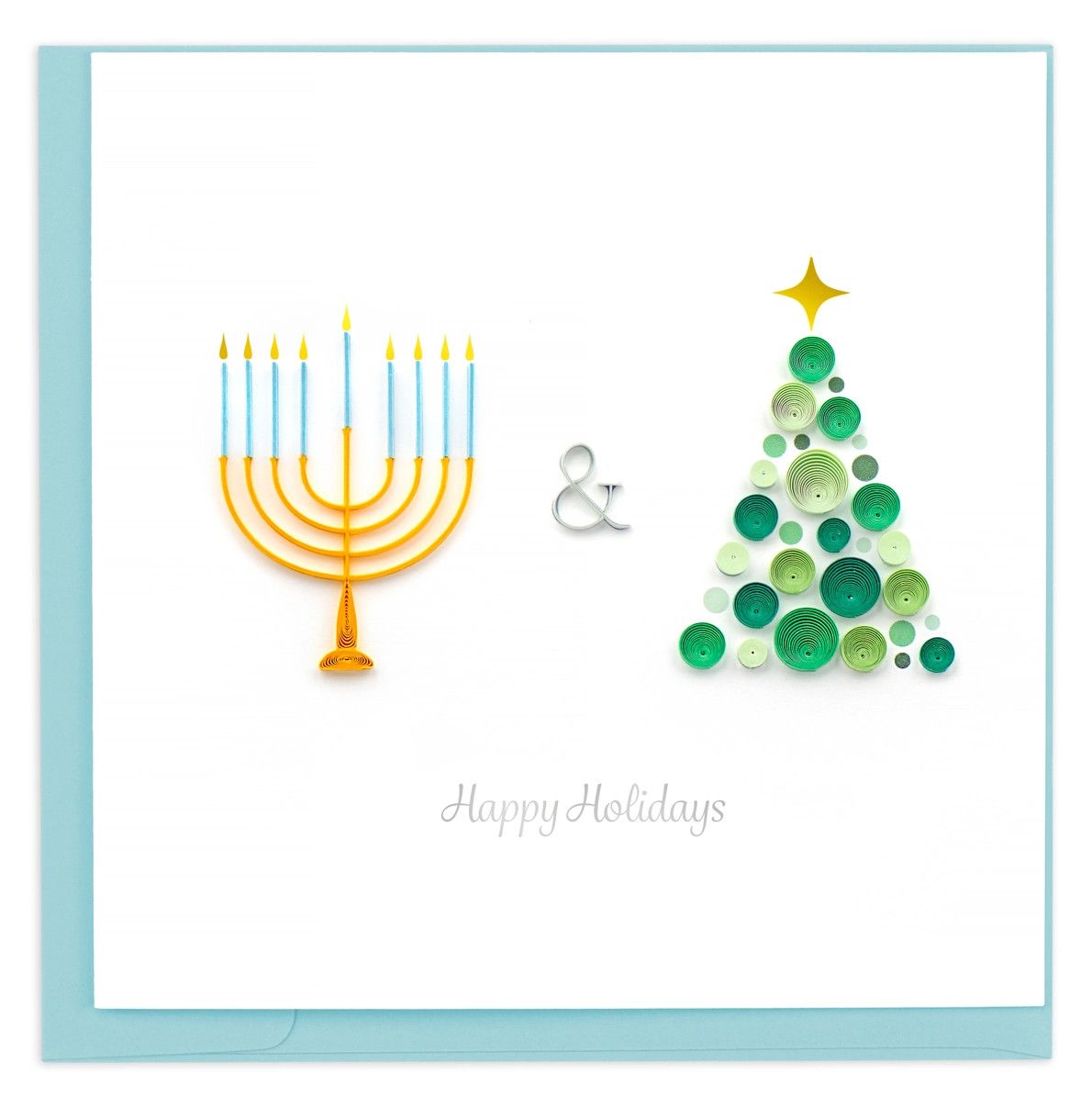 Hannukkah &amp; Christmas Quilled Card