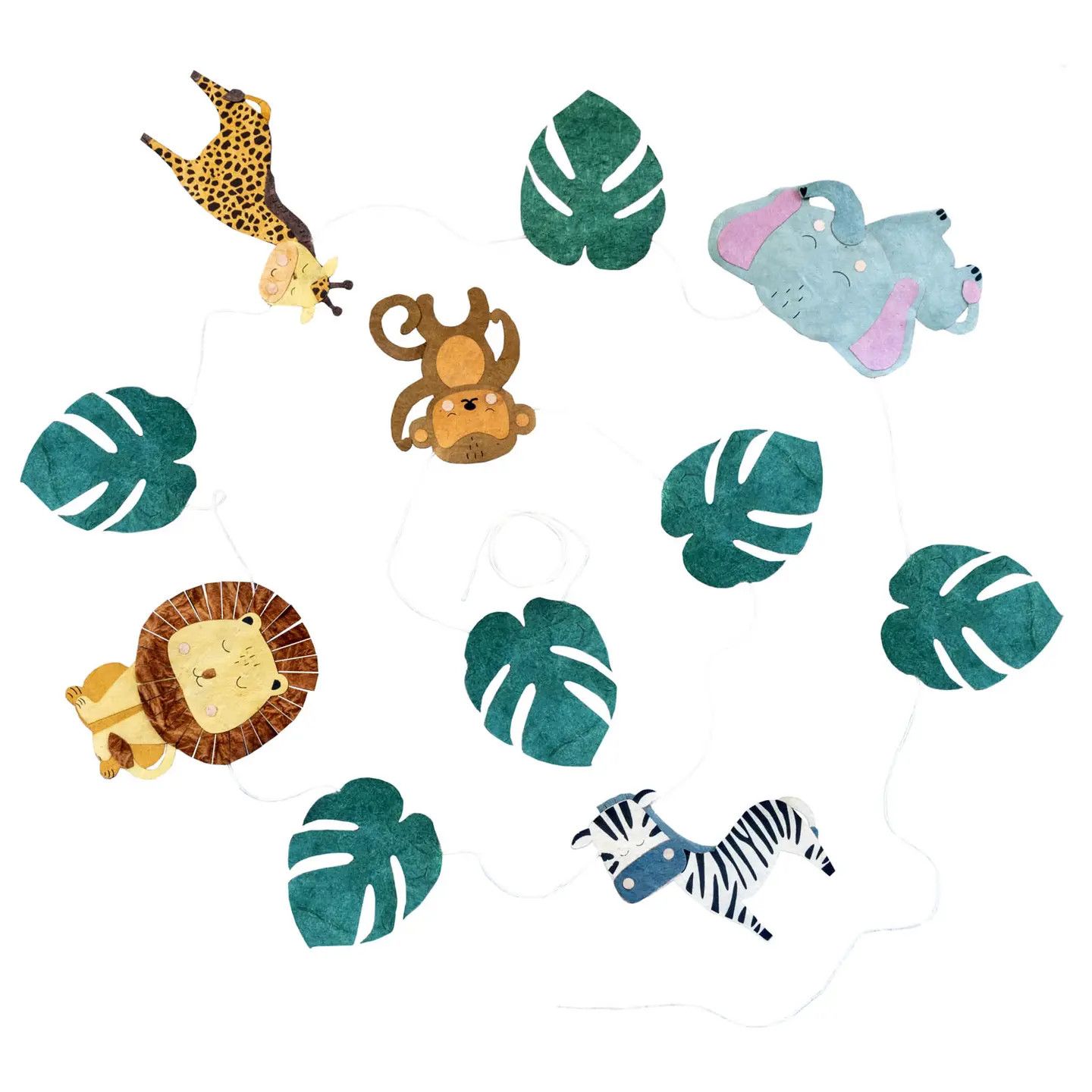 Safari Eco Paper Garland