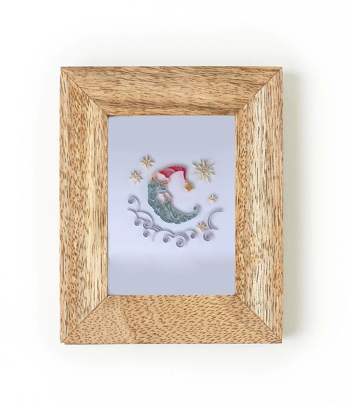 Natural Mango Wood Quilling Card Frame 2.5X3.5
