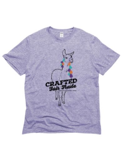 Crafted Fair Trade Llama Tee Unisex 3XL
