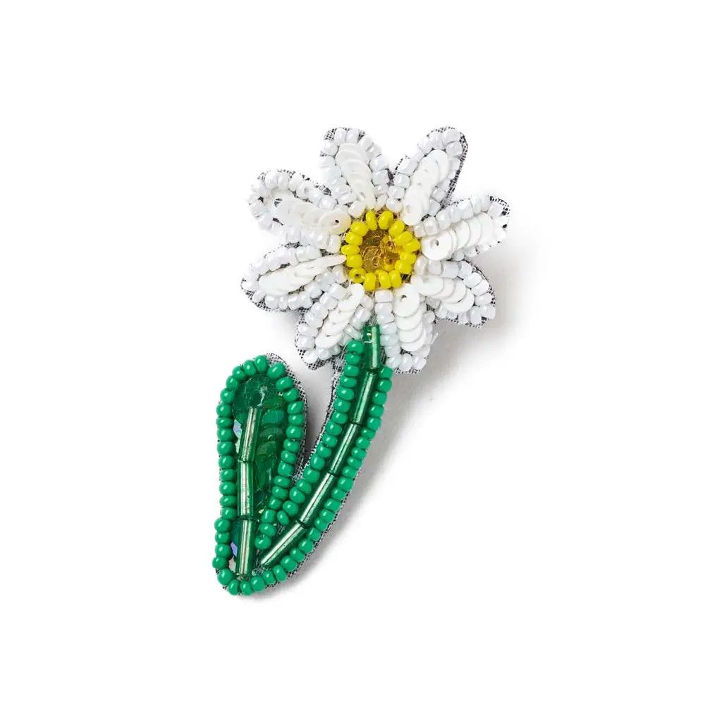 Bala Mani Daisy Brooch