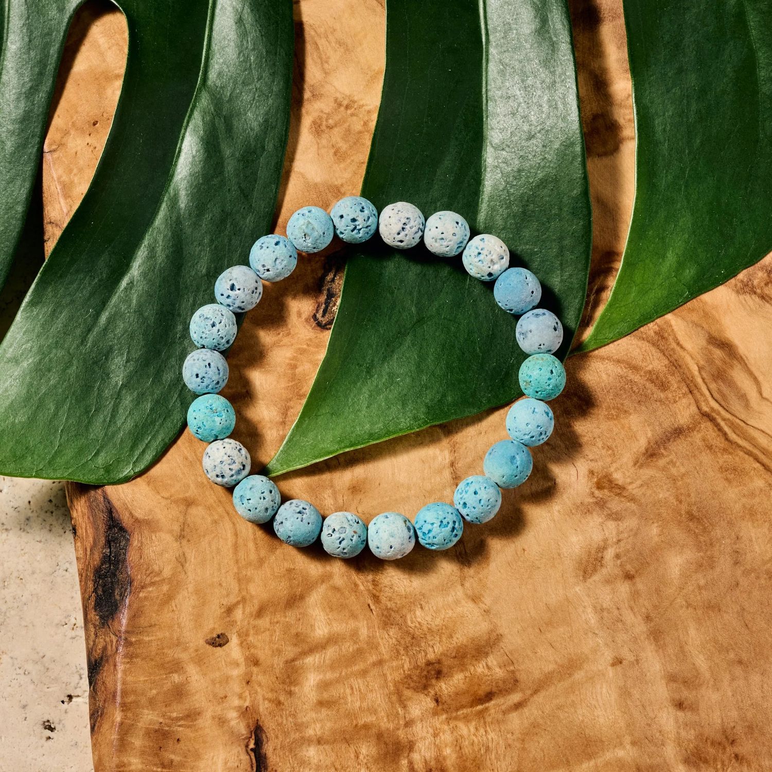 Lava Rock Stretch Bracelet