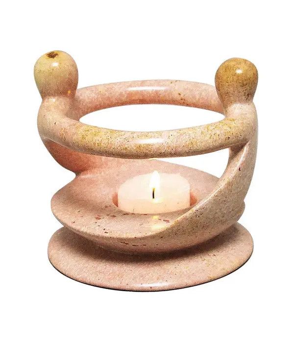 Kisii Stone Candleholder