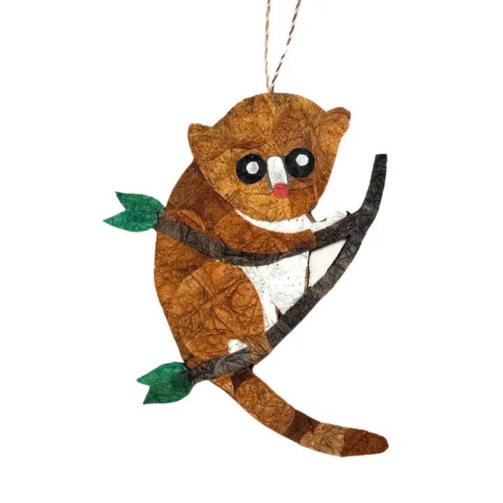 Mouse Lemur Wild Silk Ornament