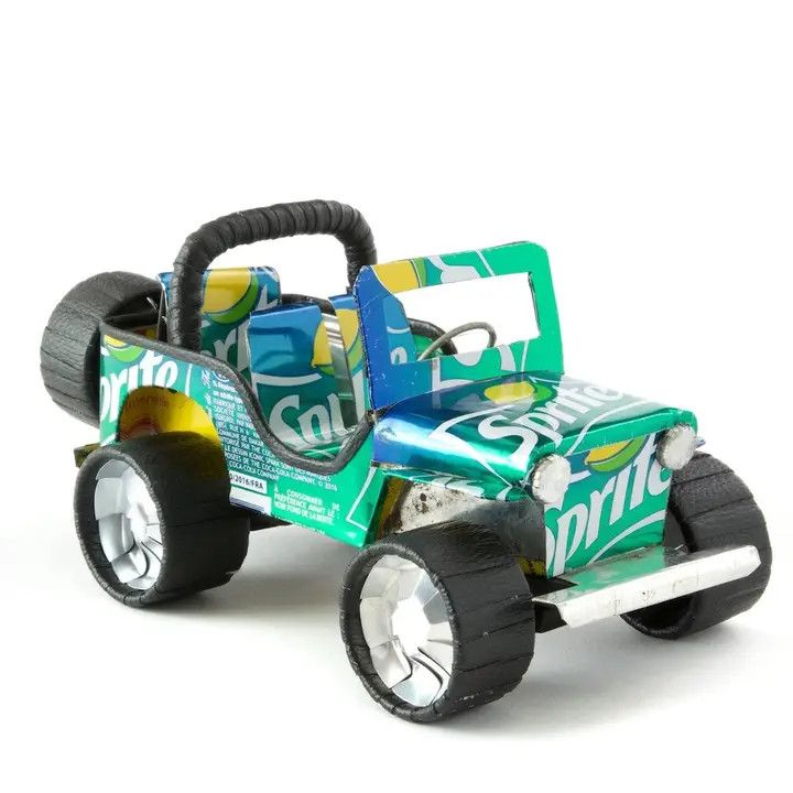 Recycled Soda Can Jeep