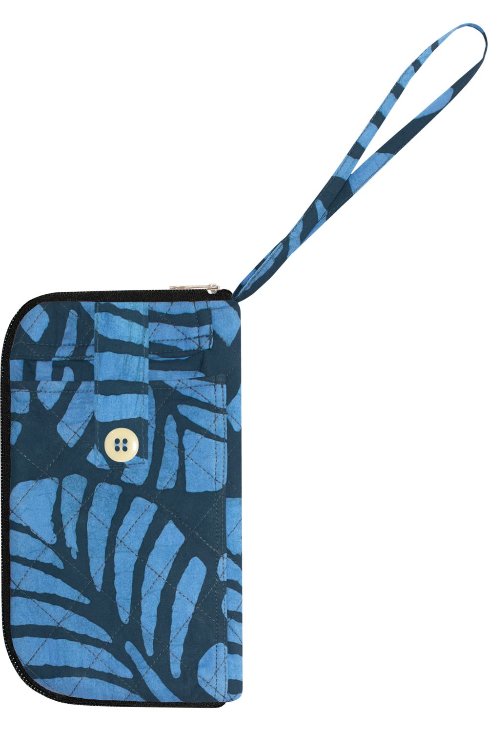 Batik Travel Wallet Deco Leaf