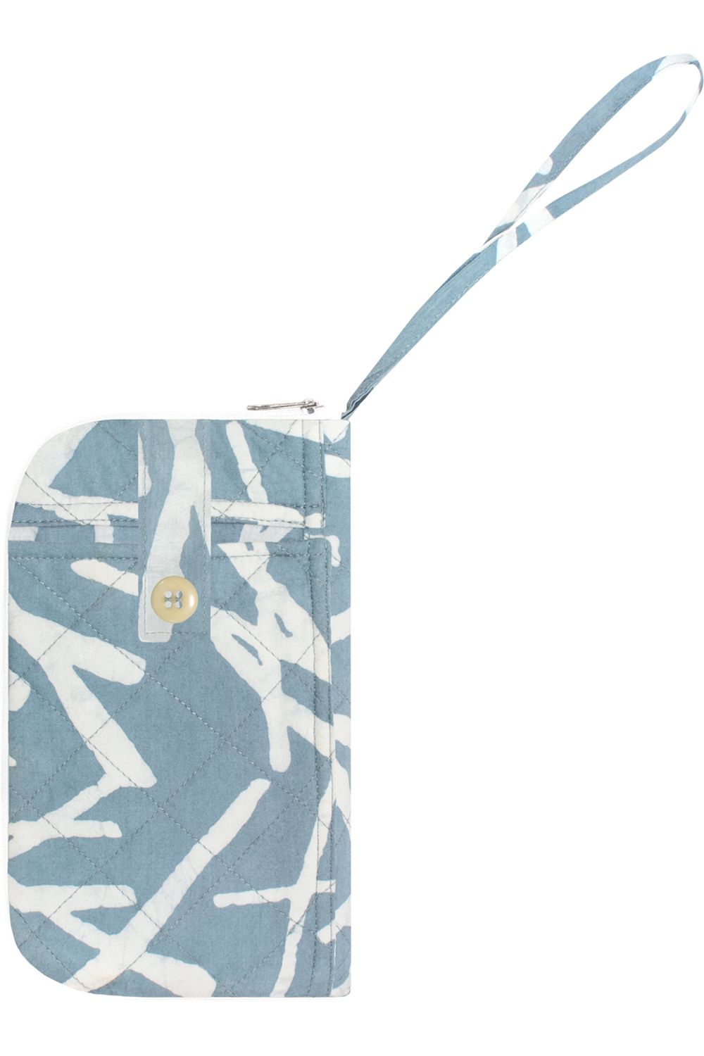 Batik Travel Wallet Crosshatch