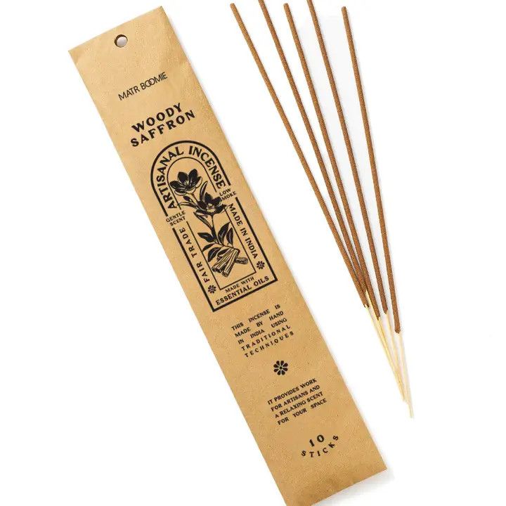 Woody Saffron Incense 10 Sticks