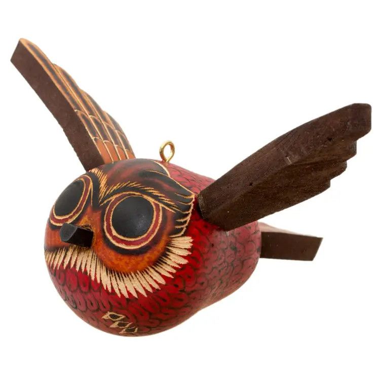 Gourd Flying Owl Ornament