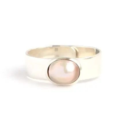 Freshwater Pearl Sterling Silver Ring
