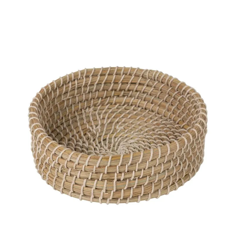 Cotton &amp; Kaisa Grass Basket Tray - 10&quot;