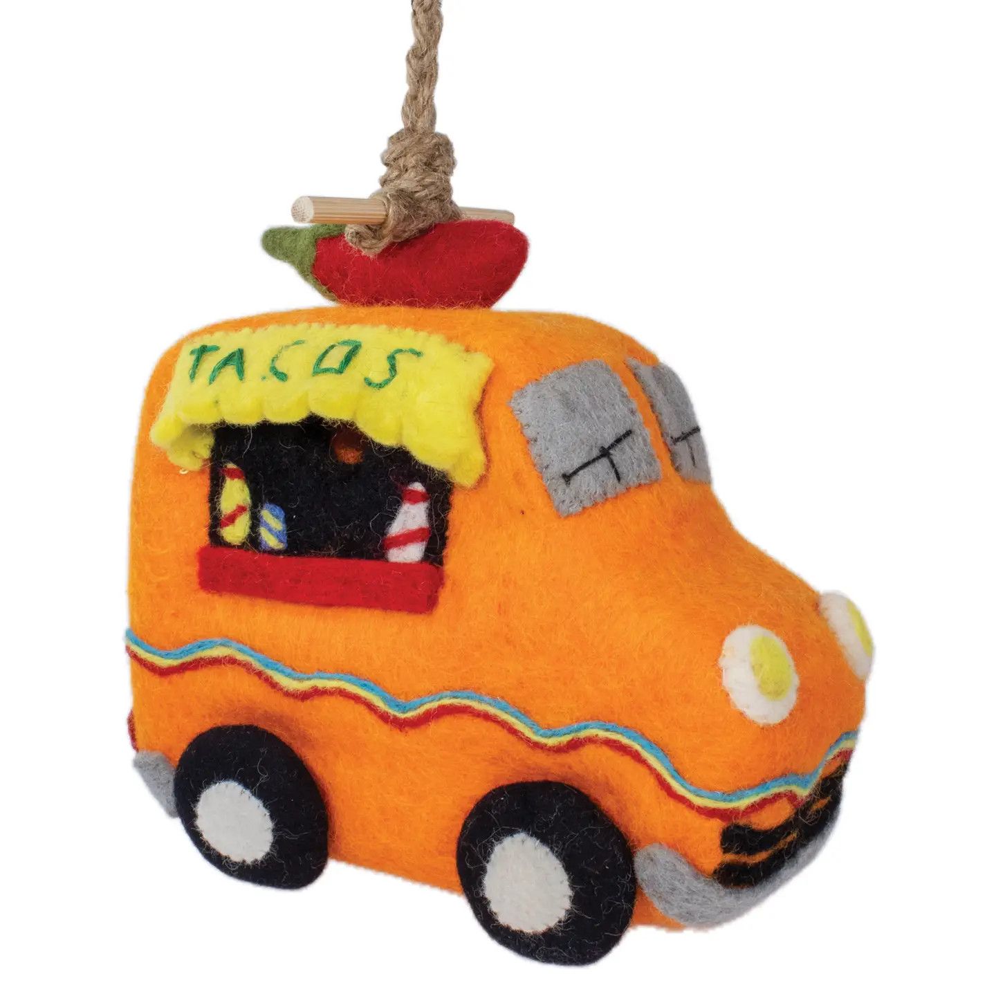 Taco Truck Felted Birdhouse