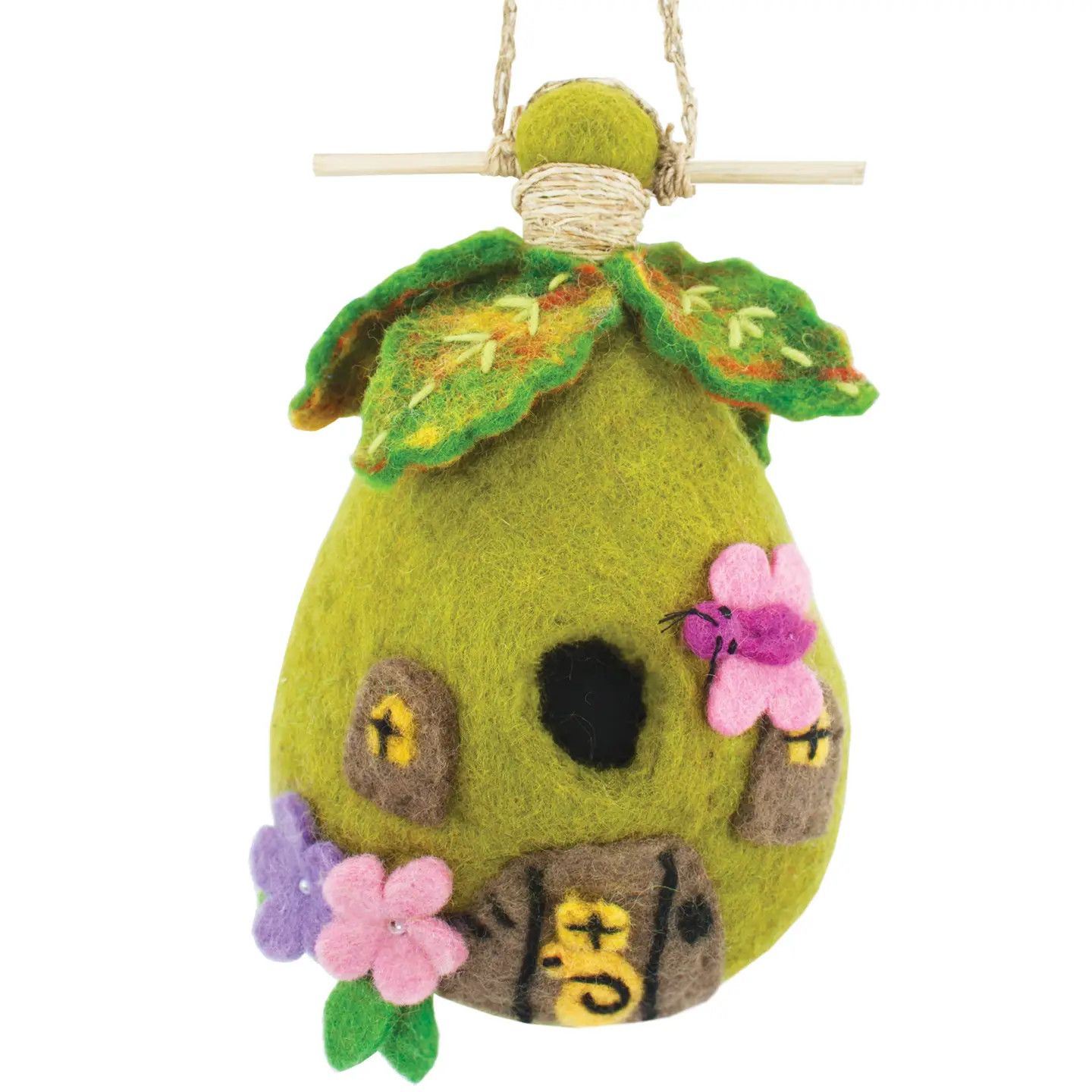 Fairy House Felted Birdhouse