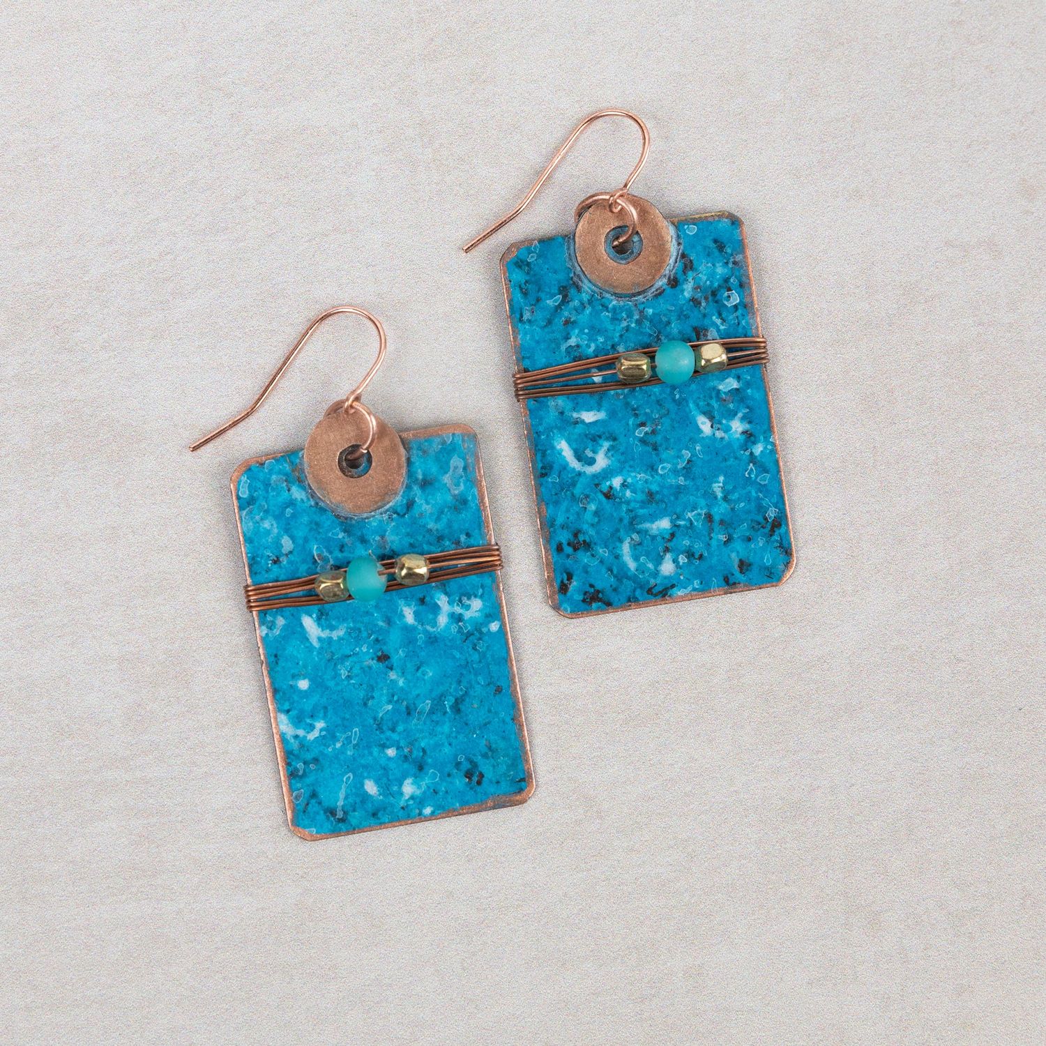 Bold Turquoise Earrings