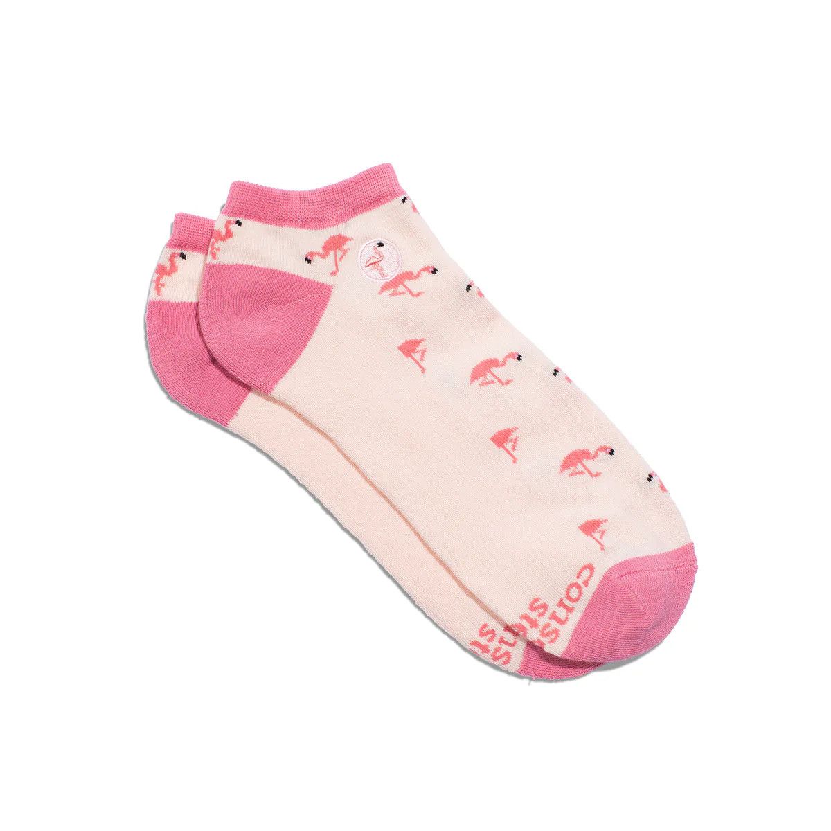 Ankle Socks That Protect Flamingos, Size: Small