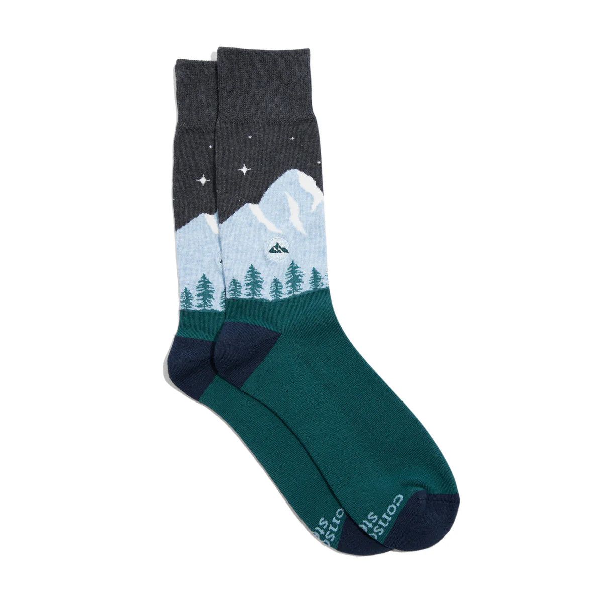 Crew Socks That Protect National Parks Mountain Time, Size: Small