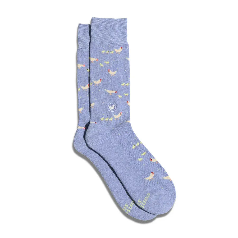 Crew Socks That Save Chickens
