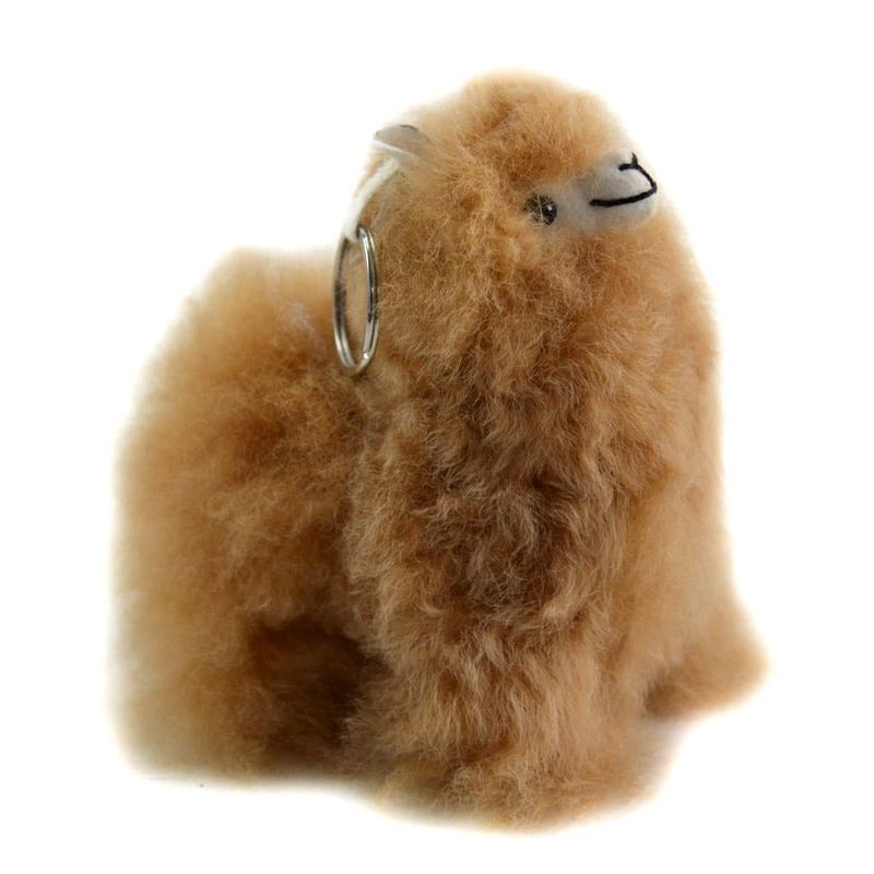 Alpaca Fur Keychain