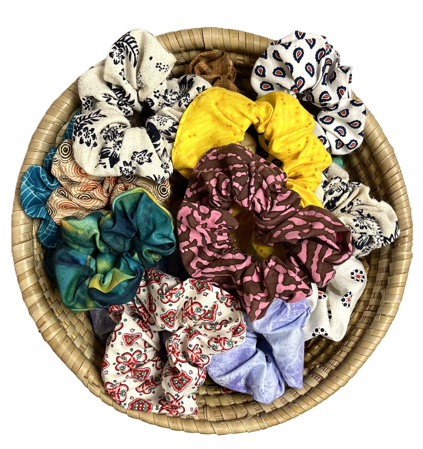 Recycled Fabric Scrunchie