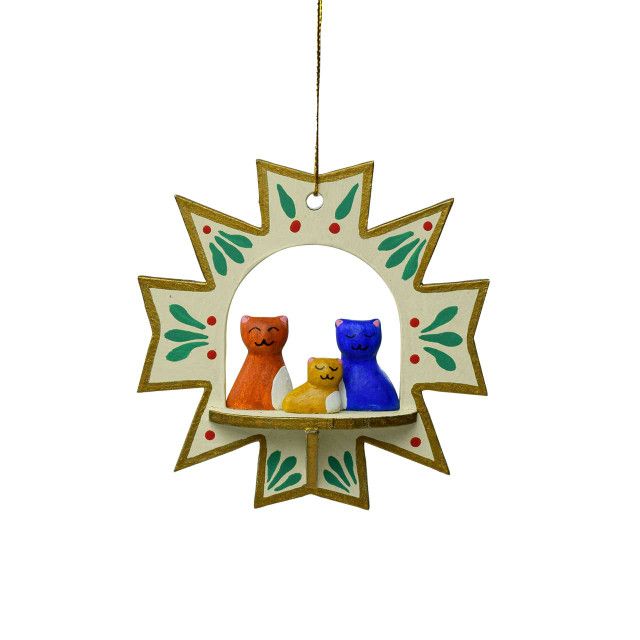 Kitty Christmas Ornament