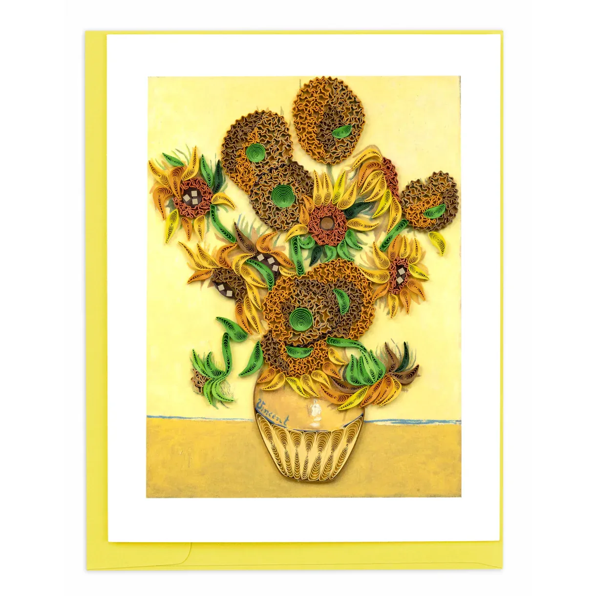 Artist Series Sunflowers Quilled Card
