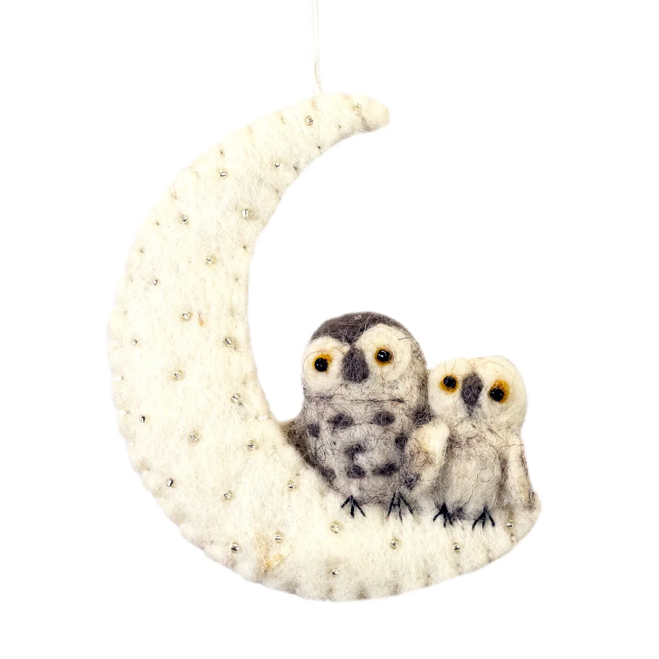 Night Owls Felted Ornament