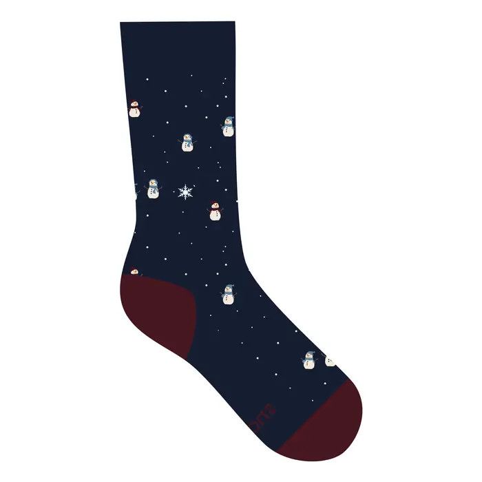 Crew Socks That Give Water Navy Snowmen, Size: Small