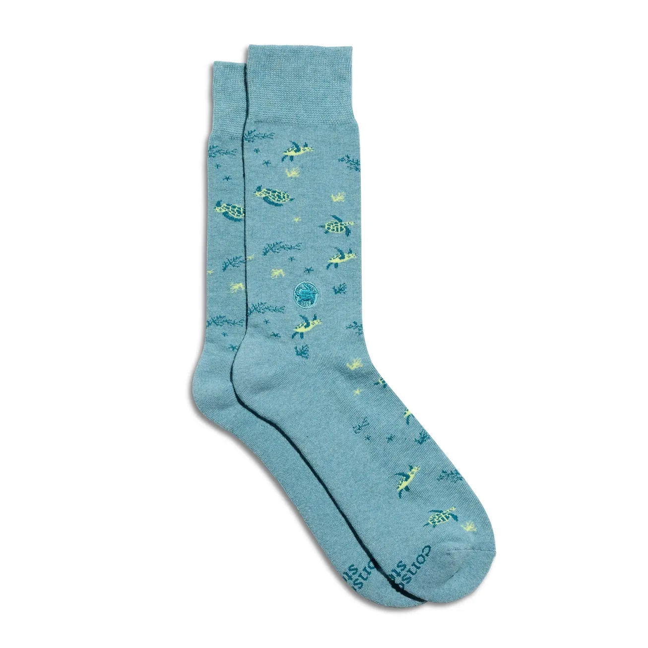 Crew Socks That Protect Sea Turtles, Size: Small