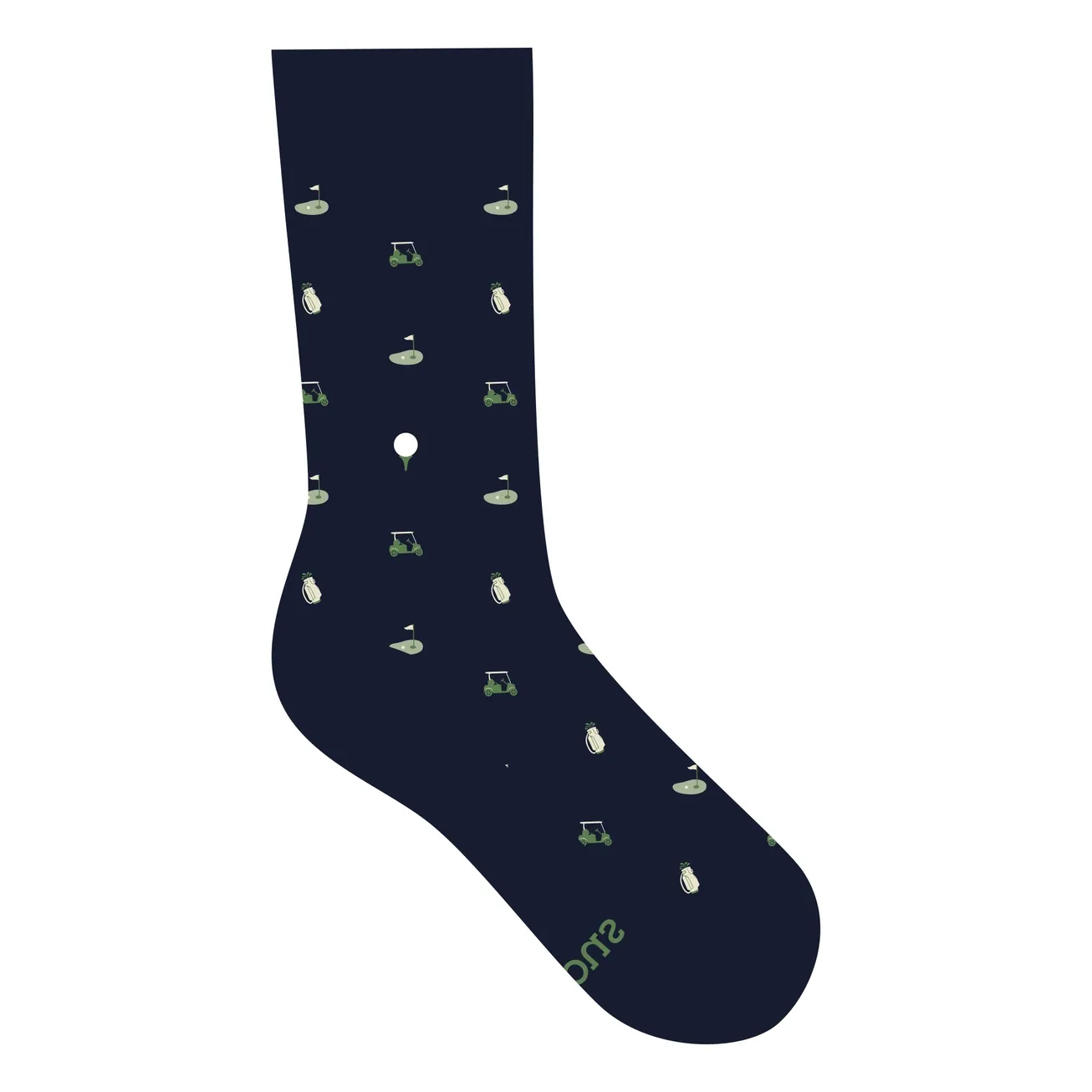 Crew Socks That Support Youth Sports Navy Golf, Size: Small