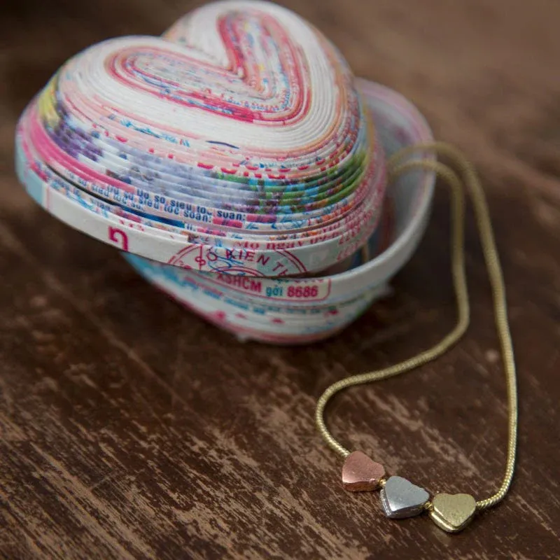 Three Hearts Necklace
