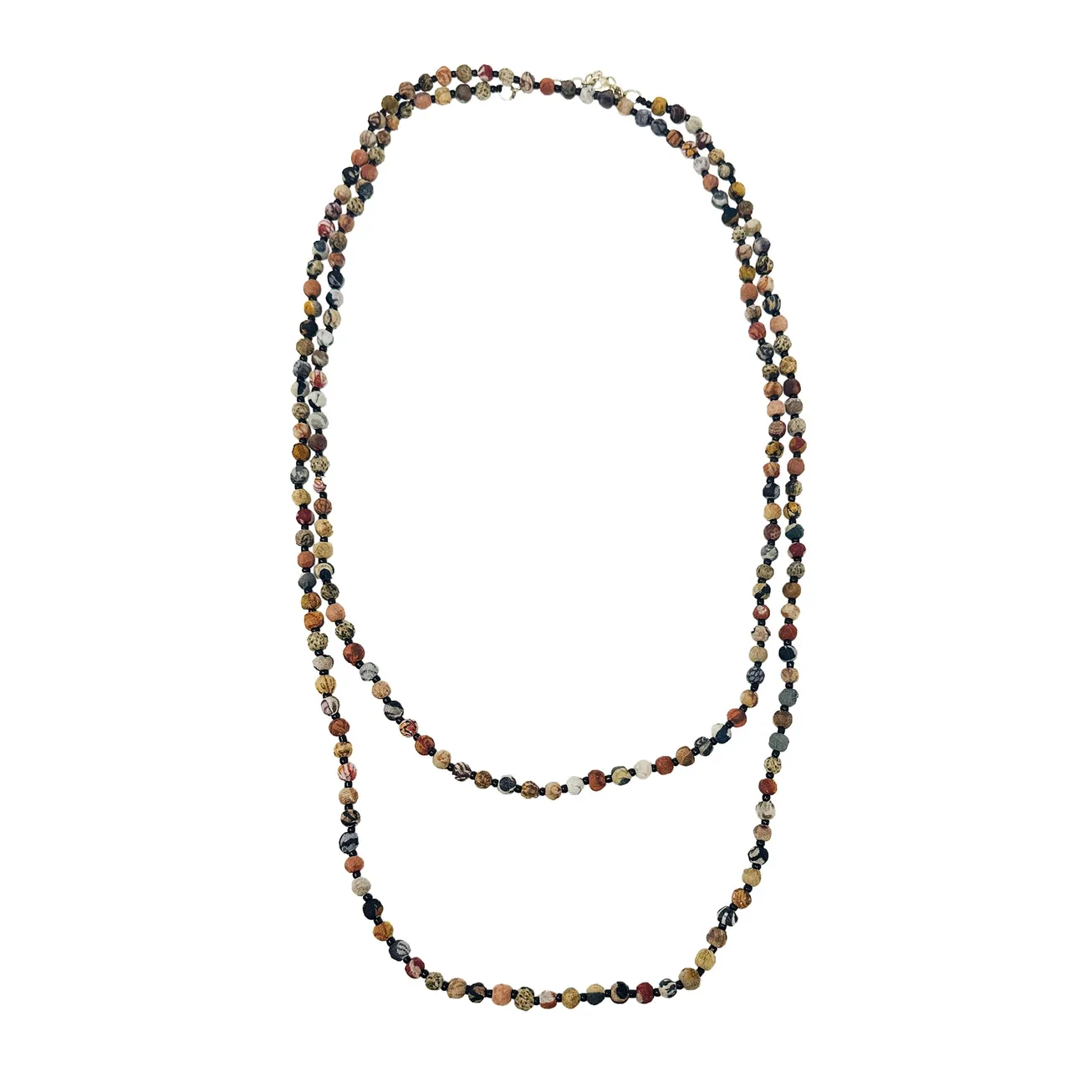 Desertscape Kantha Long Necklace