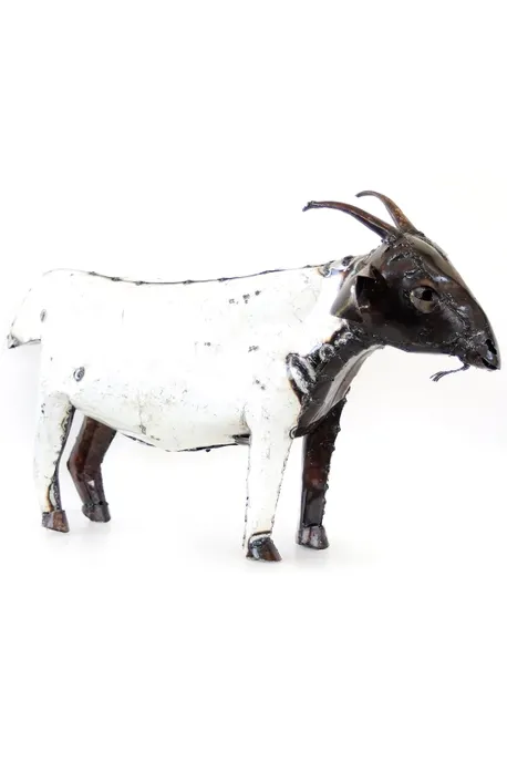 Recycled Metal Goat
