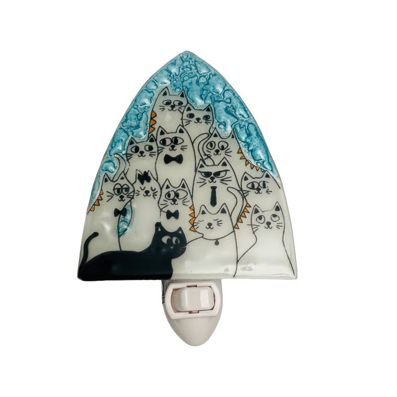 Pack of Cats Plotting Nightlight