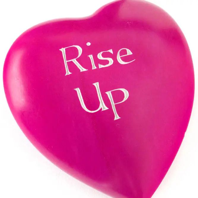 Soapstone Heart Rise Up