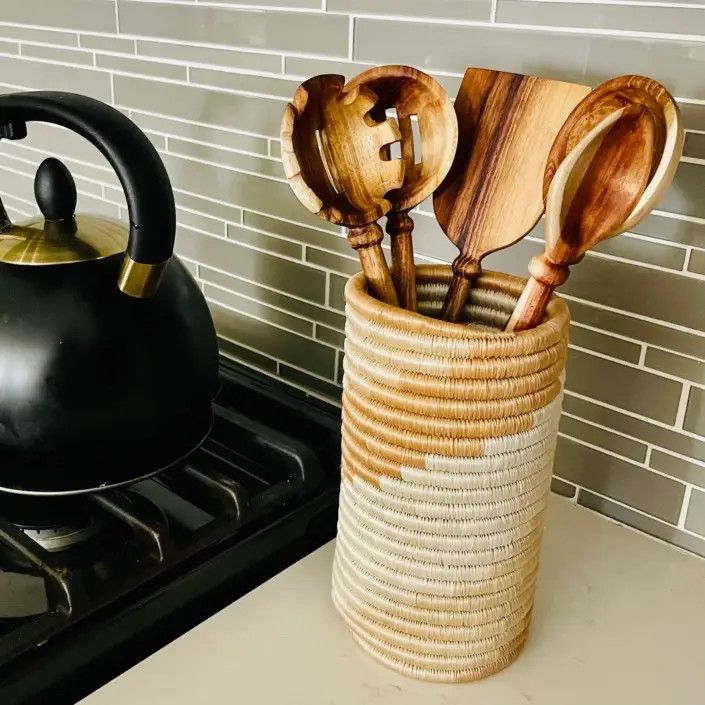 Stems &amp; Spoons Cannister Basket