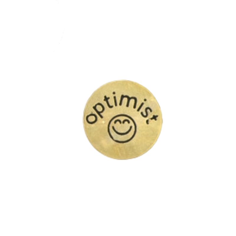 Optimist Positivity Pin