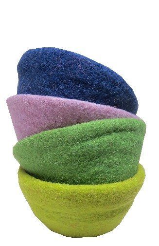 Felted Bowl Assorted Colors