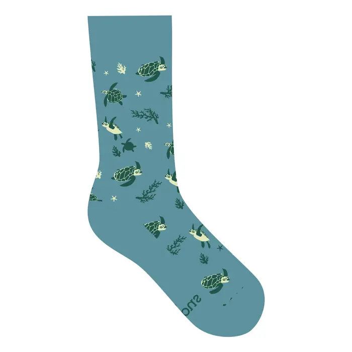 Crew Socks That Protect Sea Turtles, Size: Small
