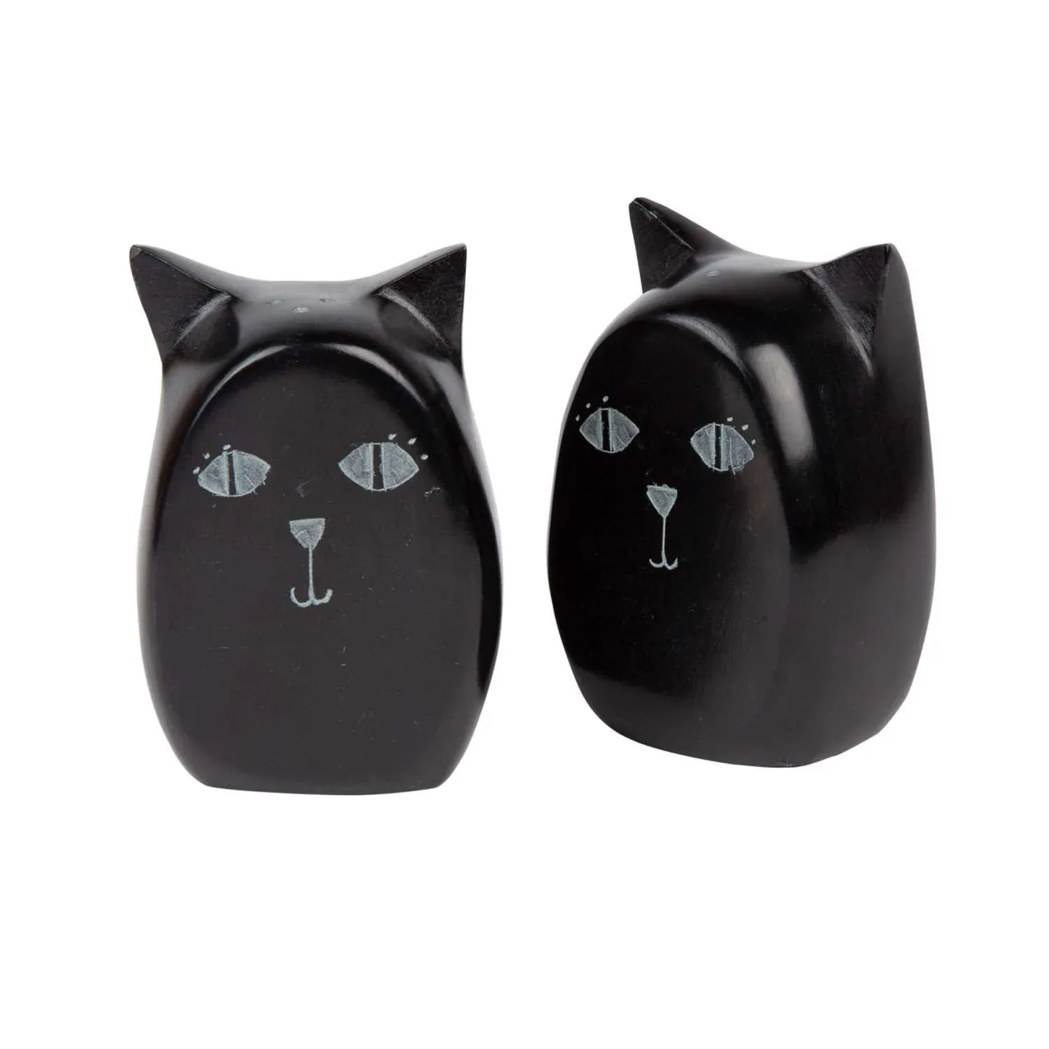 Palewa Stone Kitty Salt &amp; Pepper Shakers