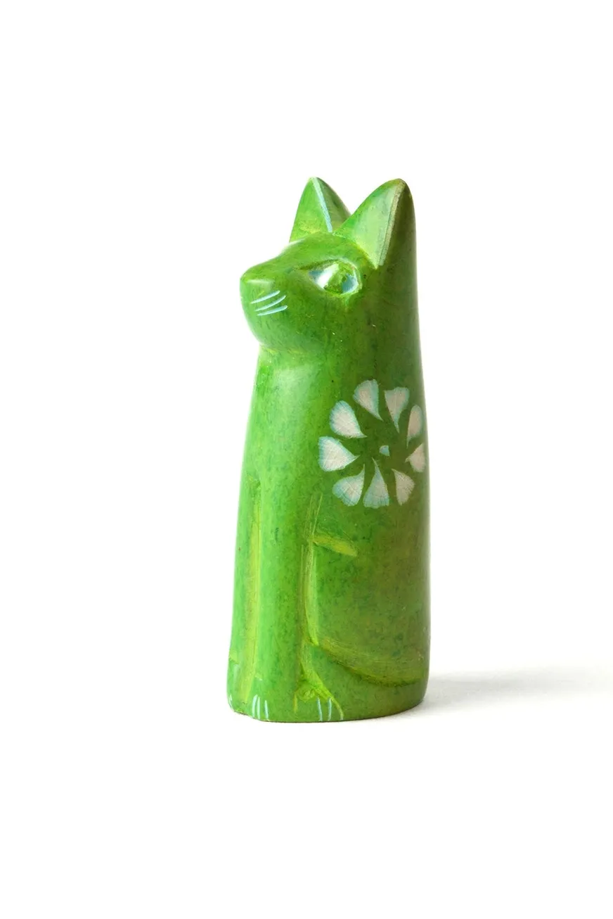 Itty Bitty Soapstone Cat