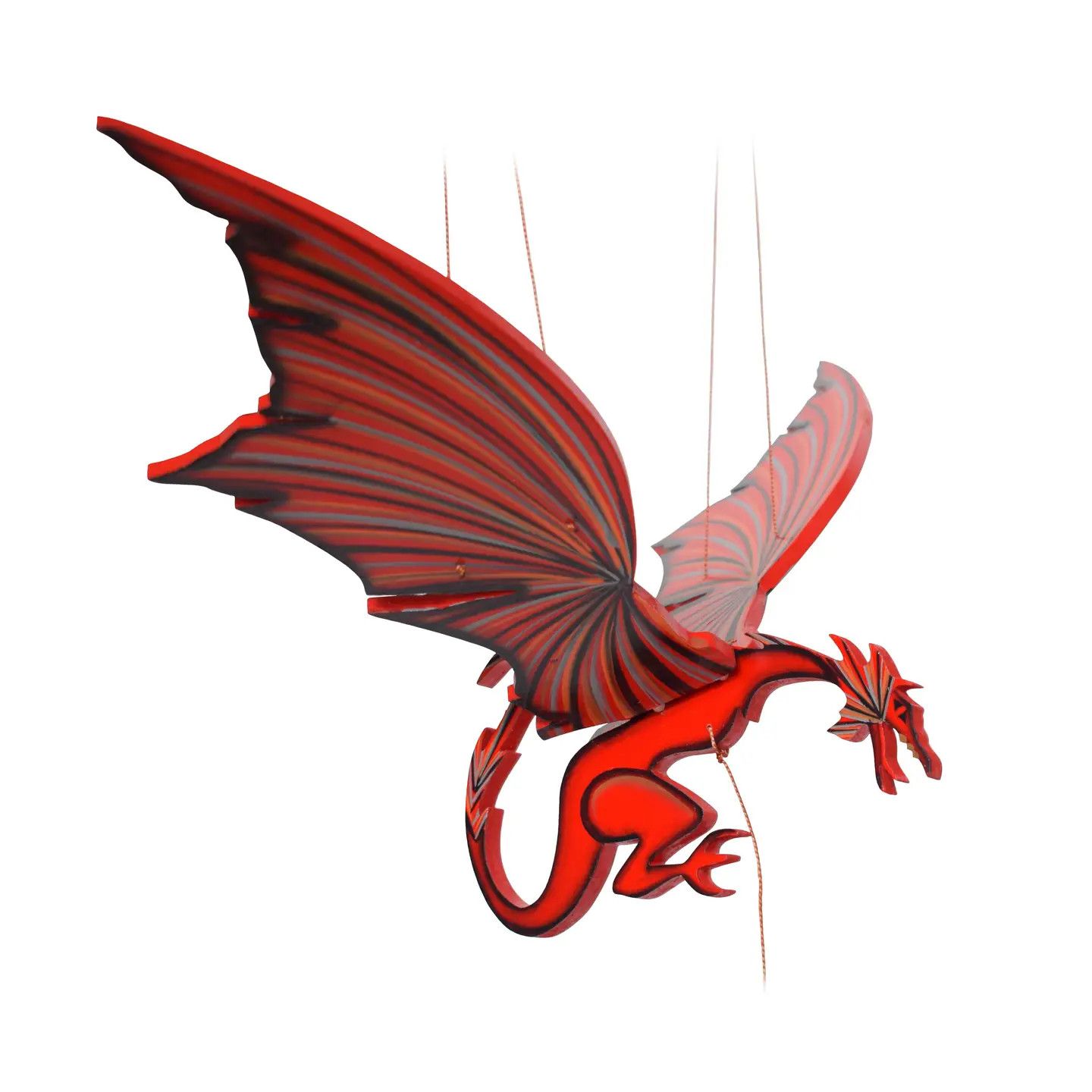 Welsh Red Dragon Flying Mobile