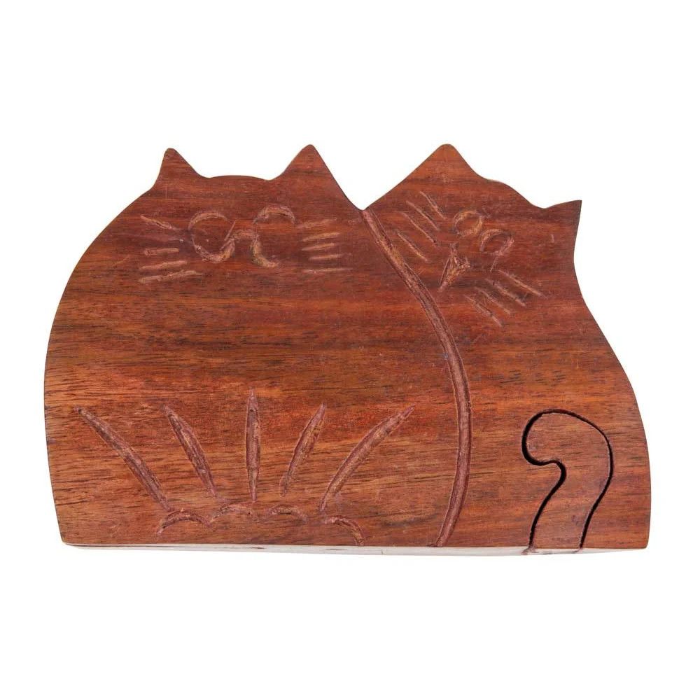 Two Kitties Puzzle Box