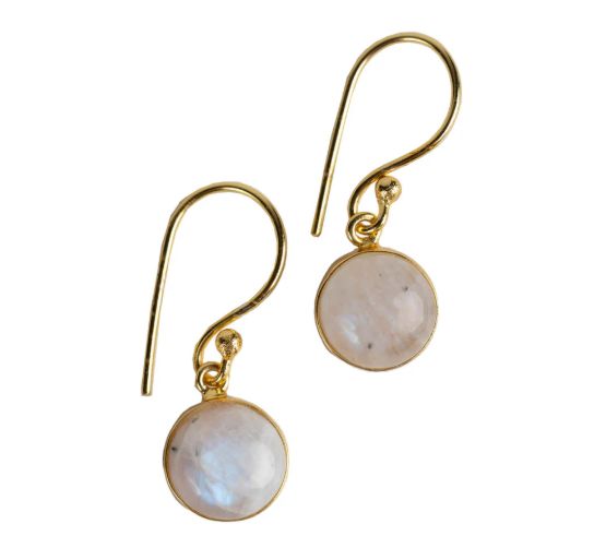 Moonstone Drop Earrings
